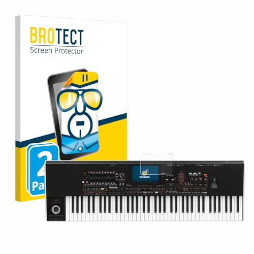 BROTECT (2 Stück Schutzfolie für KORG Pa4x Displayschutz Folie Made in Germany, Ultra-Klar
