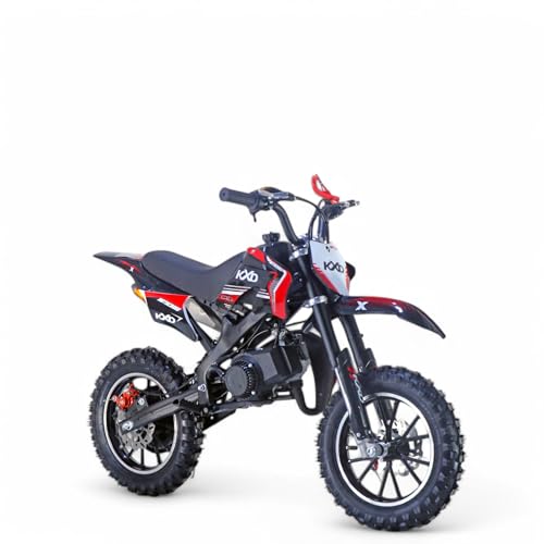 KXD 701 49ccm 2 Takt Dirtbike Dirt Bike CrossBike Enduro DirtBike pocket 49cc Pitbike PocketBike Motocross Motorrad Motorbike Motorsport Pocket Vollcross Crossbike (Rot, KXD 701 49ccm 2 Takt)
