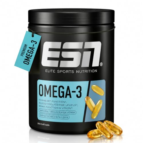 ESN Omega-3-300 Kapseln, 100 Portionen, ohne fischigen Nachgeschmack