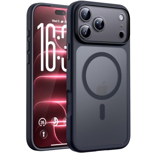 TOCOL für iPhone 18 Pro Hülle, Kompatibel mit MagSafe, Schwarz