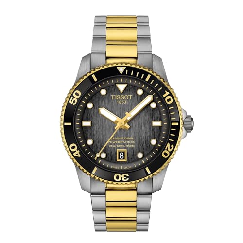 Tissot Herren Analog Automatik Armbanduhr Seastar 1000