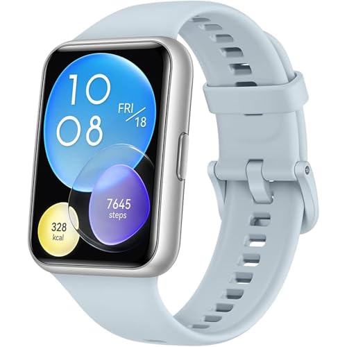 HUAWEI Watch FIT 2 Smartwatch, 1,74 Zoll FullView-Display, Blautooth-Anrufe, Gesundheitsmanagement, Lange Akkulaufzeit, SpO2-Erfassung, +6 Monate erweiterte Garantie, Isle Blau
