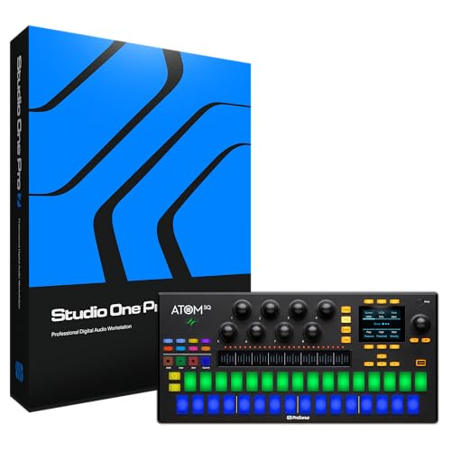 PreSonus ATOM SQ, Hybrid-MIDI-Keyboard-/Pad-Controller für Musikperformance und Produktion mit Studio One Artist, Ableton Live Lite und Studio Magic Software-Bundle