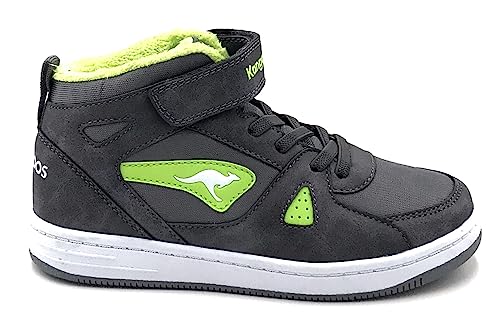 KangaROOS Unisex Kinder K-cp Kalley Ii Ev Sneaker, Steel Grey Lime, 34 EU