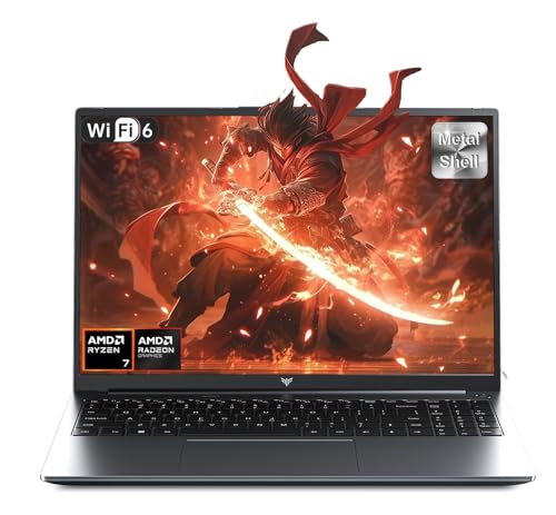 ACEMAGIC Gaming Laptop – 16 Zoll FHD Display Laptop mit AMD Ryzen 7 H255-Prozessor (besser als I7-11800H) mit bis zu 4,9 GHz, 16 GB RAM DDR5 4800 MHz, 512 GB SSD, Gaming Notebook mit hintergrundbeleuc