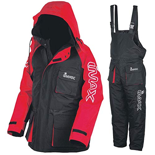 Imax Thermo Anzug Sea Fishing Clothing (2 teilig), Mehrfarbig (schwarz/rot), Gr. XXL