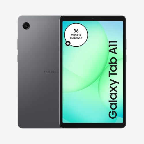Samsung Galaxy Tab A11, Android Tablet, 8,7 Zoll Display mit 90 Hz Bildwiederholrate, 64 GB Speicher, 4 GB RAM, Dolby Dual-Lautsprecher, Gray, 3 Jahre Herstellergarantie [Exklusiv bei Amazon]