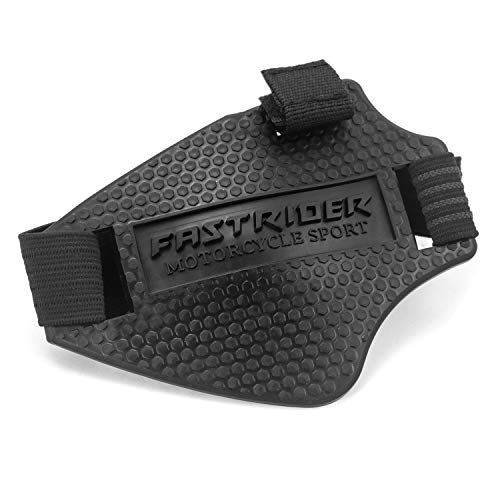 QWORK® Motorrad Gangschaltung Schutz, Schuhschutz aus Gummi, Schwarz, XX-Large