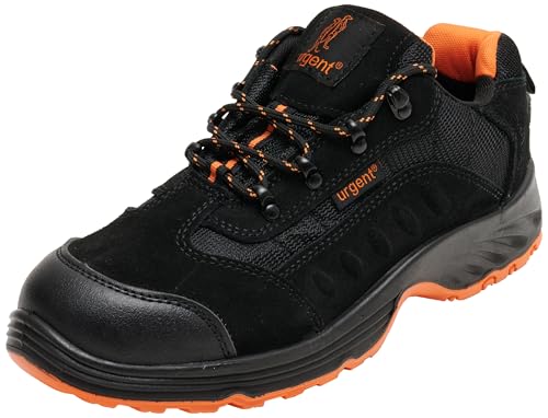 Arbeitsschuhe Sicherheitsschuhe URGENT 210 S1, Schwarz / Orange, 40 EU