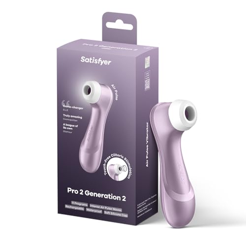 Satisfyer Pro 2 Vibrator Dildo | Leise Starke Klitoris-Stimulation | Sex-Spielzeug Geschenk für Frauen | Extrem Erotisches Sexspielzeug | Druckwellenvibrator | Stimulator Toy Damen