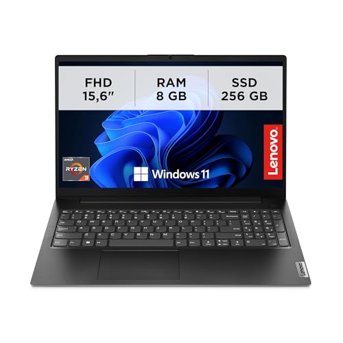 Lenovo Notebook V15 G4, 39,6 cm (15,6 Zoll), AMD RYZEN 3-7320U, 2,4 GHz, 8 GB-SSD, 256 GB, M.2 NVMe-Win 11 Prof Black (82YU00TYIX) Marke