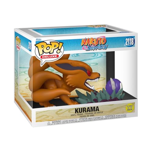 Funko POP! Deluxe: Naruto Shippuden - Kurama - Glow in the Dark - Sammelbare Vinylfigur - Geschenkidee - Offizielles Merchandise - Spielzeug für Kinder & Erwachsene - Modellfigur für Sammler
