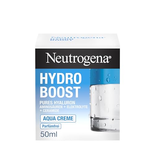 Neutrogena Hydro Boost Aqua Creme parfümfreie Gesichtscreme, 2 x 50 ml