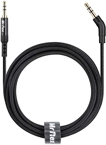 Mr Rex 2,5mm auf 3,5mm Ersatz-Audiokabel Klinkenkabel für Kopfhörer - Kompatibel mit Bose 700 QuietComfort QC35 QC25, JBL E45BT E55BT E65BTNC & AKG Y55 Y50 Y45BT (1.5m / 5ft, Schwarz)