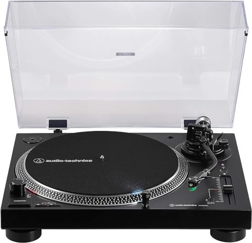 Audio-Technica LP120xBTUSB Direktangetriebener Plattenspieler (Bluetooth & USB) Schwarz