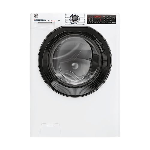 Hoover H-WASH&DRY 350 H3DPS4966TAMB6-S Waschtrockner/Energieeffizienzklasse D/A/Füllmenge Waschen 9 kg/Trocknen 6 kg/Active Steam Dampffunktion/Inverter Motor/WiFi & Bluetooth