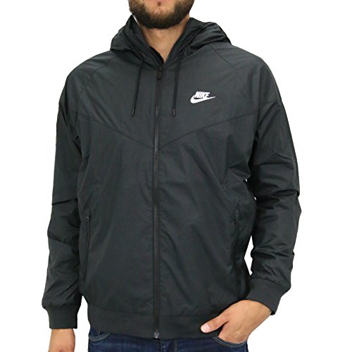 Nike Herren Jacke Windrunner, Black/White, S, 727324-010