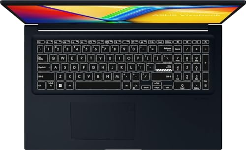ASUS (17,3 Zoll FullHD Notebook mit MS Office 2024 Pro (Intel Core 5 Prozessor 120U, 10 Kerne, 5 GHz, 16 GB DDR5 RAM, 1000 GB SSD,HDMI, BT, Webcam, USB-C/3.0, WLAN, Windows 11 Prof) #8509
