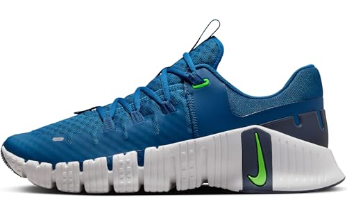 Nike Herren Free Metcon 5 Trainingsschuh, Court Blue/Green Strike-Thunder Blue, 45 EU
