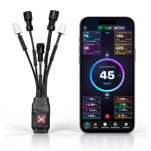 RedPed 3 für PW-X3 PW-S2 E-Bike Tuning mit App Haibike Yamaha eBike