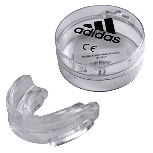adidas Erwachsene Mundschutz Double CE Senior, Transparent, One Size, adiBP10N