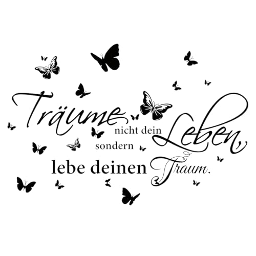 FULHANY Wandtattoo Wohnzimmer Modern - Wand Tattoo Selbst Klebend - 