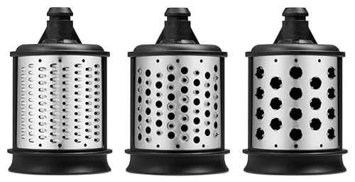 KitchenAid Raspel- und Reibenpaket für die KitchenAid Küchenmaschine, passend für den neuen Gemüseschneider