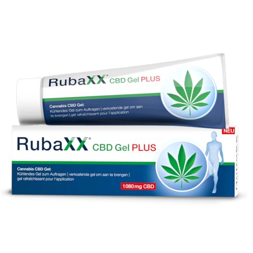 Rubaxx® CBD Gel PLUS [120 ml] - NEUE STARKE Dosierung mit 1080mg CBD - CBD-PLUS-KOMPLEX mit 3-fach-Aktiv-Prinzip - zur Massage von Muskel- und Gelenkregionen wie Beine, Rücken oder Nacken