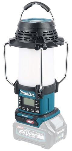 Makita MR009GZ Akku-Radio mit Laterne 40V max. (ohne Akku, ohne Ladegerät), Petrol/Schwarz