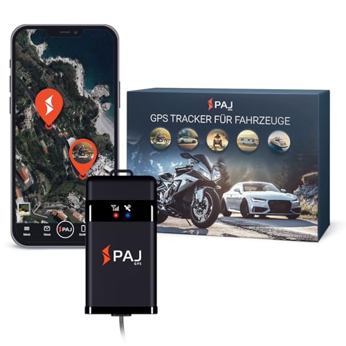 VEHICLE Finder 4G 2.0 Motorrad & Fahrzeug GPS Tracker, Live-Ortung per App | 365 Tage Streckenspeicher - Direktanschluss 9-75 V - Erschütterungsalarm - Alarmmeldungen direkt auf Ihr Handy