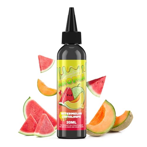 FURUN Wassermelone-Honigmelone Aromakonzentrat, hochdosiertes Lebensmittelaroma, 20ml Aroma in 120ml Flasche, einfaches Mischen, zum Kochen, Backen, Getränke DIY