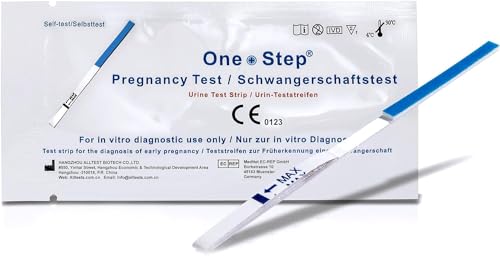 10 x One+Step ultraempfindlicher Schwangerschaftstest - Schwangerschaftstest Frühtest - Pregnancy Test - Frühschwangerschaftstest