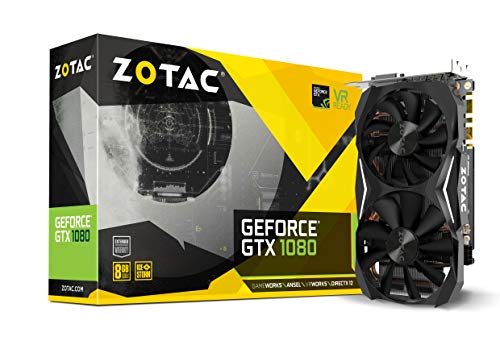 ZOTAC GeForce GTX 1080 8GB Mini Grafikkarte (NVIDIA GTX 1080, 8GB GDDR5X, 256bit, Base-Takt 1620 MHz, Boost-Takt 1759 MHz, 10 GHz)