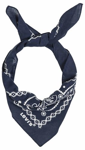 Levi's Herren Paisley Bandana Tuch, Blau (Navy Blue), One size (Herstellergröße: UN)