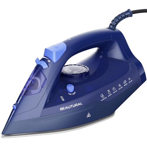 BEAUTURAL 2600W Dampfbügeleisen mit Keramik-Bügelsohle