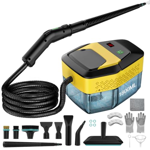 Granarbol 1800ml-2500W Dampfreiniger, 8s Heizung 275°F/145°C Entfernt Fett