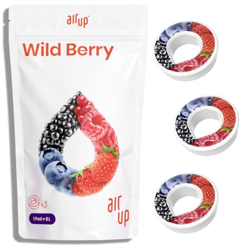 air up® Flavor Pods Pack 3 x Wildberry | Vegan & 0 Zucker | Entdecken Sie viele weitere aromatisierte Wasserkapseln Wasserflasche, Aromen für Wasser, Duftkapseln für Wasserflasche,