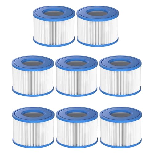 FOSUN Vokowin Pool Filter Typ S1 für Easy Set Pool filterkartuschen, Intex PureSpa, Whirlpool Filter für 11692/29001E Spa-Filter, 8er Pack