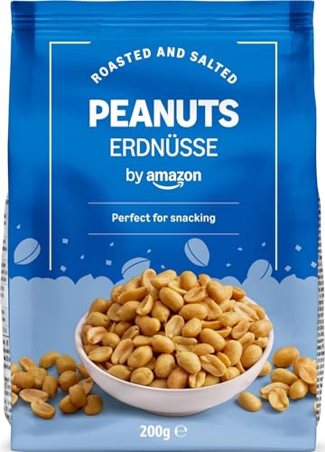 by Amazon Geröstete und gesalzene Erdnüsse, 200 g, 1 Packung