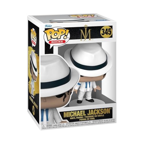 Funko Pop! Rocks: Michael Jackson - MJ - (Lean) - Vinyl-Sammelfigur - Geschenkidee - Offizielle Handelswaren - Spielzeug Für Kinder und Erwachsene - Music Fans - Modellfigur Für Sammler und Display