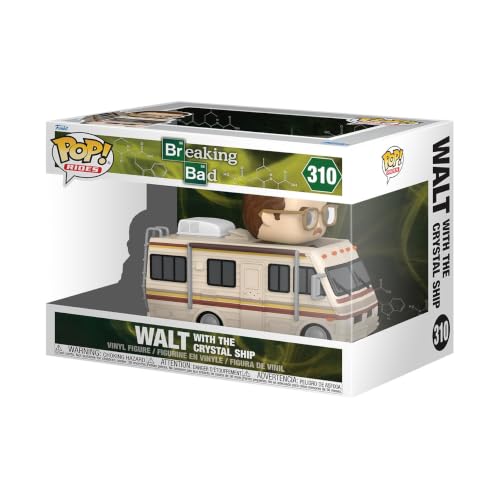 Funko POP! Rides Deluxe: Breaking Bad - Walt & RV - Sammelbare Vinylfigur - Geschenkidee - Offizielles Merchandise - Spielzeug für Kinder & Erwachsene - Modellfigur für Sammler und zur Ausstellung