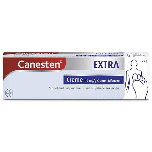 Canesten EXTRA Creme I gegen Fußpilz und Hautpilz I Bifonazol I 20g
