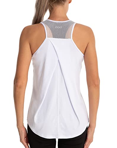Dawnrole Damen Sport Tank Top Ärmelloses Leichte Fitness Top Yoga Oberteile