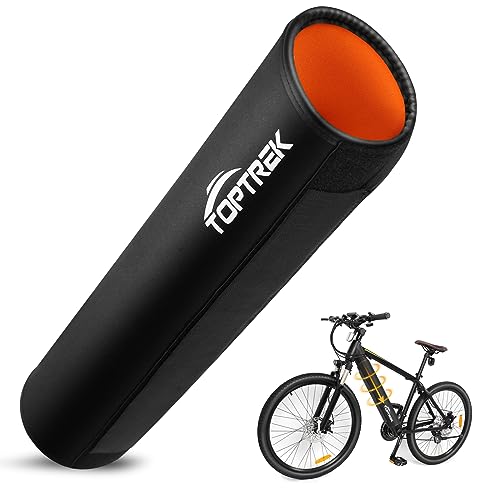 toptrek E-bike Akku Schutzhülle, Ebike Akku Schutzhülle für Integrierte Rahmenakku 28-40 CM Umfang, E bike Akku Schutz Hülle vor Kälte & Staub, Akku Schutz Ebike Laufzeit und Lebensdauer Verlängern