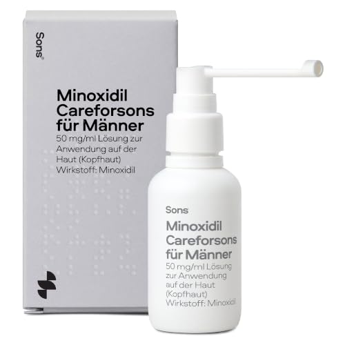 Sons Minoxidil 5% Lösung für Männer, Haarwachstum Beschleunigen, 1x60ml