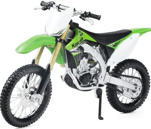 Risopen 1:12 Dirtbike-Spielzeugmotorrad Modell Kawasaki KX450F grün