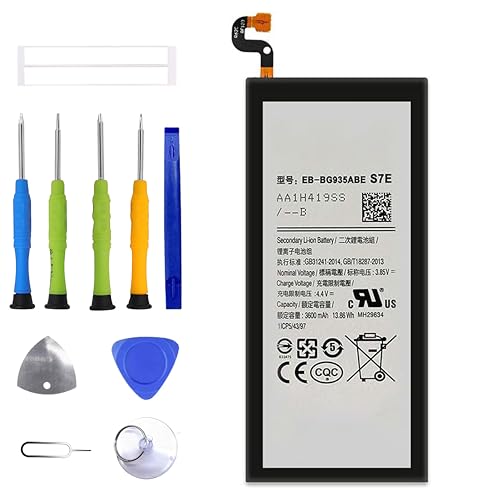 ERYNK EB-BG935ABE Ersatz Akku Für Samsung Galaxy S7 Edge SM-G935F, SM-G935FD Ersatzbatterie with Werkzeugsatz