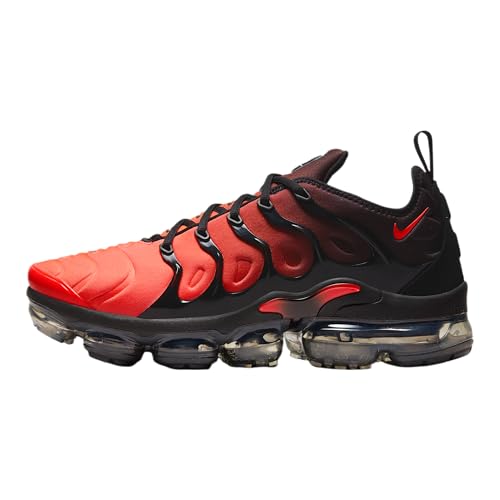 Nike Herren Air Vapormax Plus Sneaker, Schwarz/Anthrazit/Weiß/Hellkarminrot, 9.5