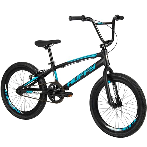 HX Pro 20-Zoll Aluminium BMX Race Bike, Schwarz und Blau