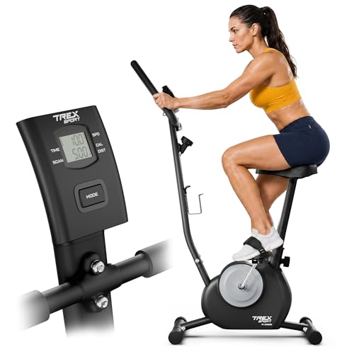 TREX SPORT Heimtrainer Fahrrad JOLT bis 100kg Cardio Fitnessbike Mechanisch